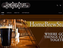 Tablet Screenshot of homebrewstuff.com